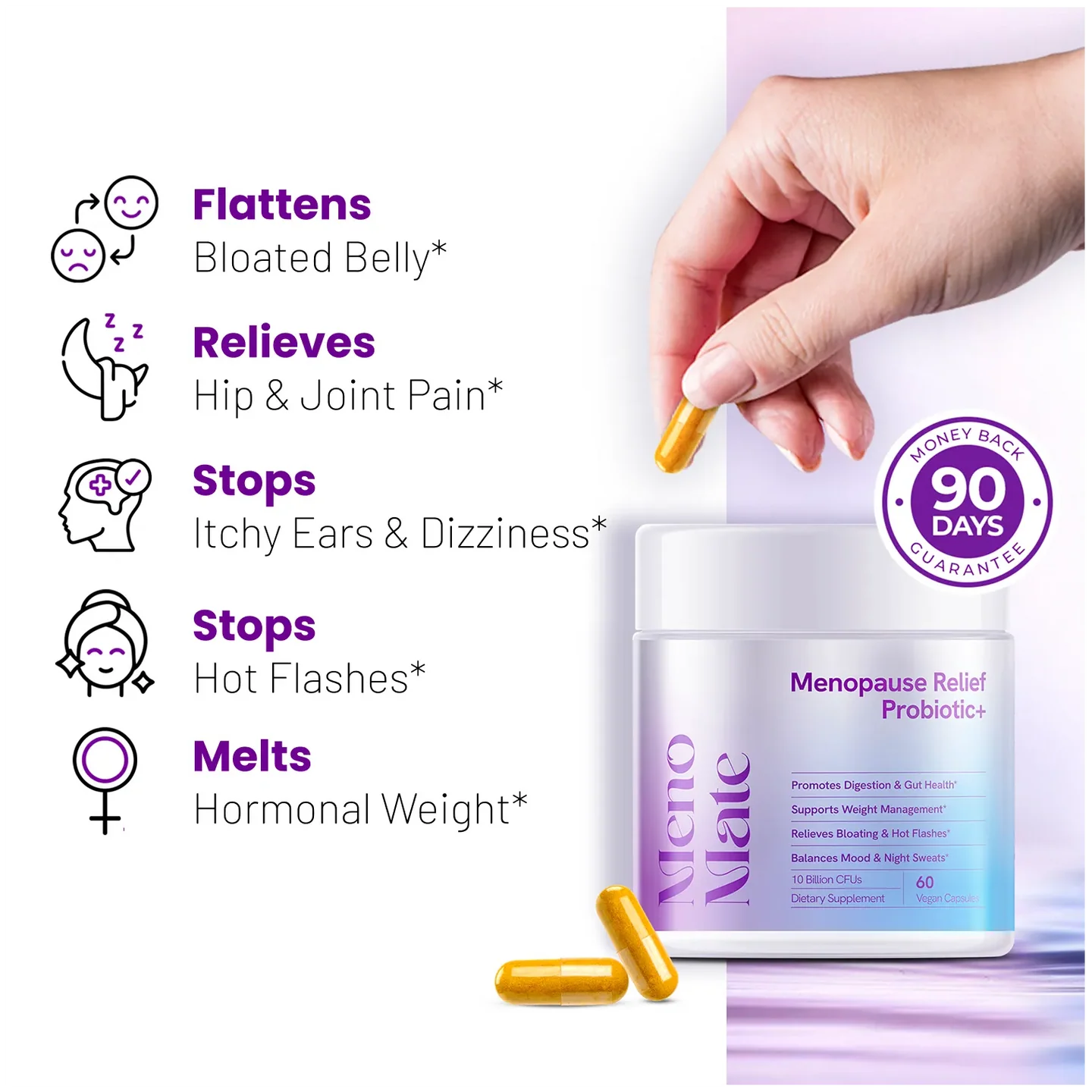 MenoMate - Probiotika a Bylinková Směs